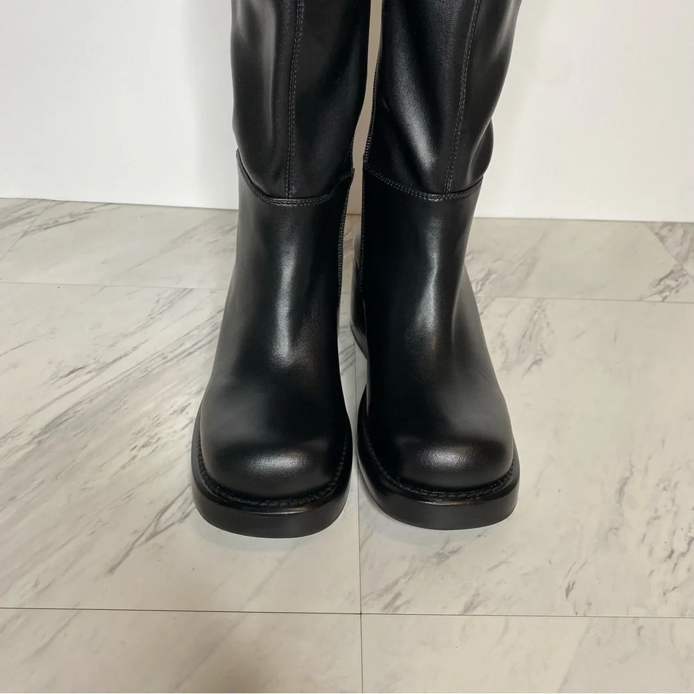 Jeffrey Campbell Reflect Ok Black Thigh High Boot 6 1/2